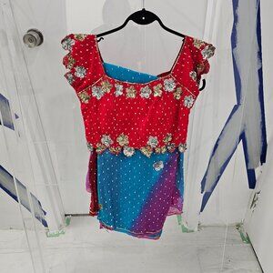 Corset Blouse with Saree